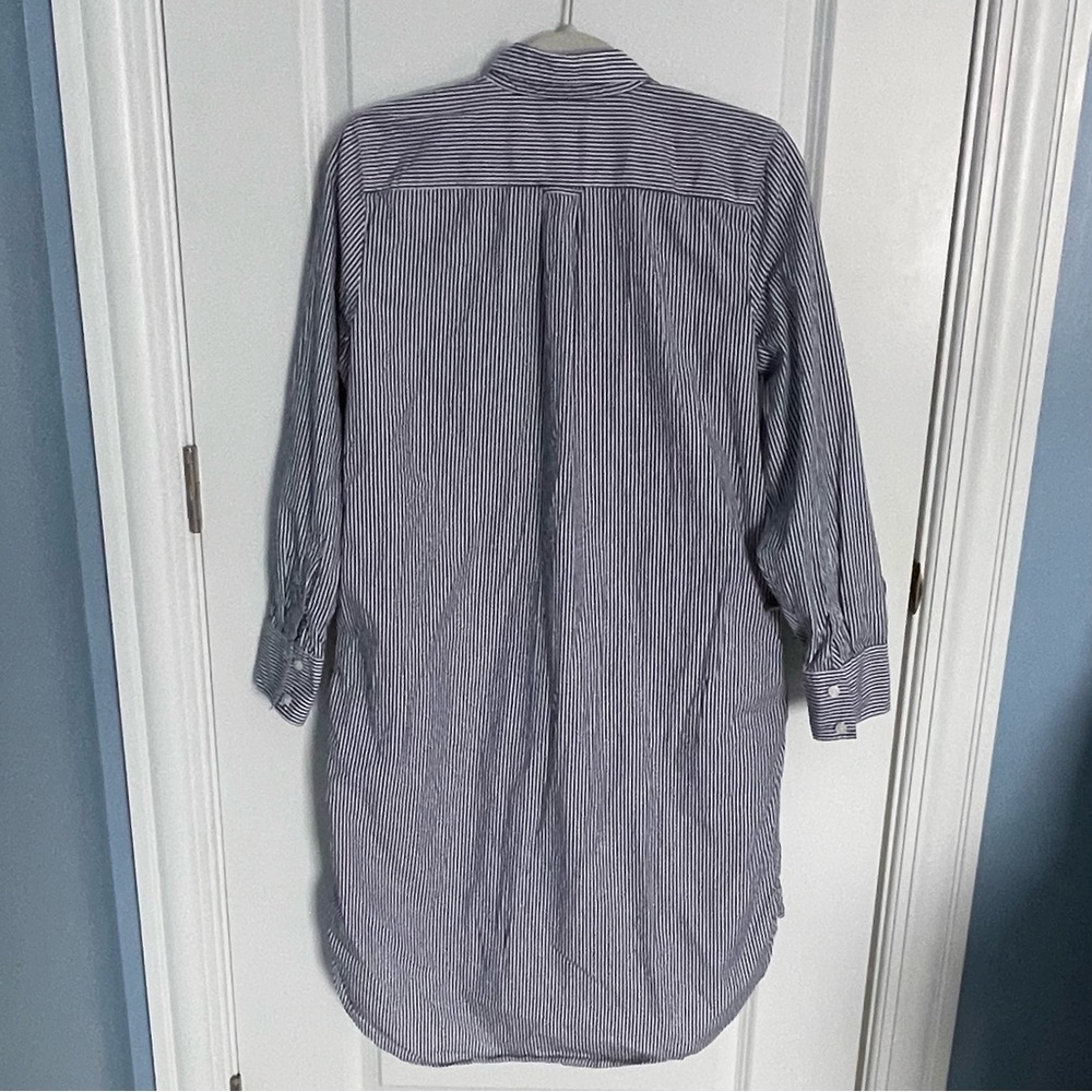 J. Crew Classic-fit crisp cotton poplin shirt-dress 54150 - Picture 8 of 15